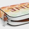Multicolor Tech Accessories Horizontal Pouch In Triomphe Canvas Sunset With Celine Print Men