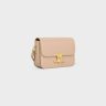 Oat Beige Women Teen Triomphe Bag In Shiny Calfskin Cross-Body Bags Celine