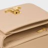 Oat Beige Women Teen Triomphe Bag In Shiny Calfskin Cross-Body Bags Celine