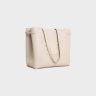 Pale Beige Medium Cabas Anaïs Cuir Triomphe In Grained Calfskin Hobo And Tote Bags Celine Women