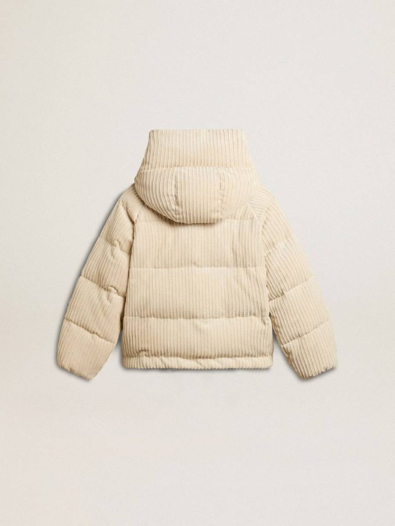 Papyrus Women Coats & Jackets Golden Goose Padded Ecodown Jacket With Zip Fastening And Hood