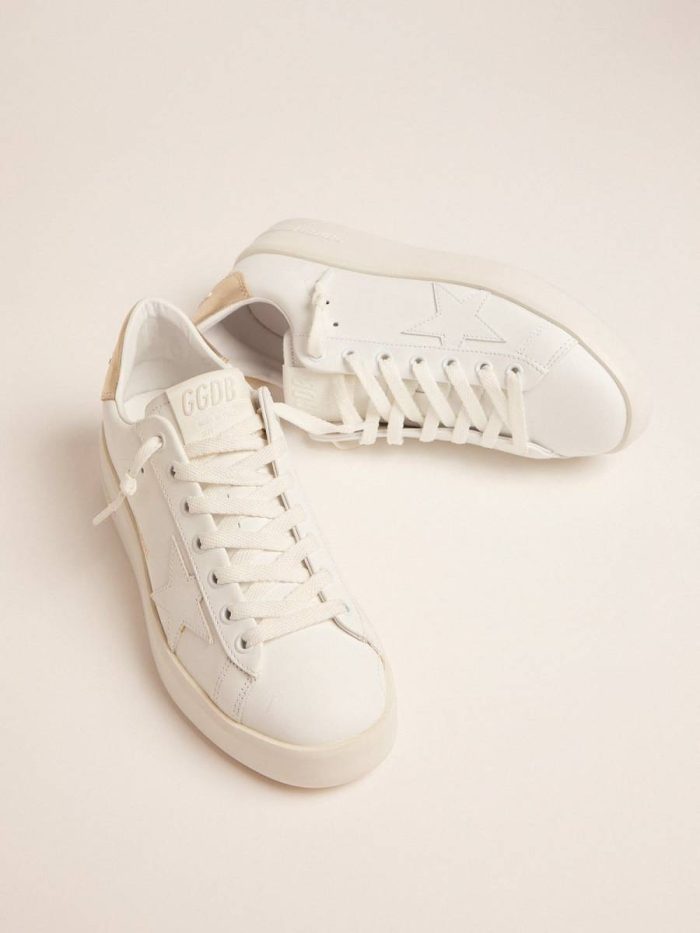 Purestar Women Golden Goose Women’s Purestar Sneakers With Gold-Coloured Heel Tab