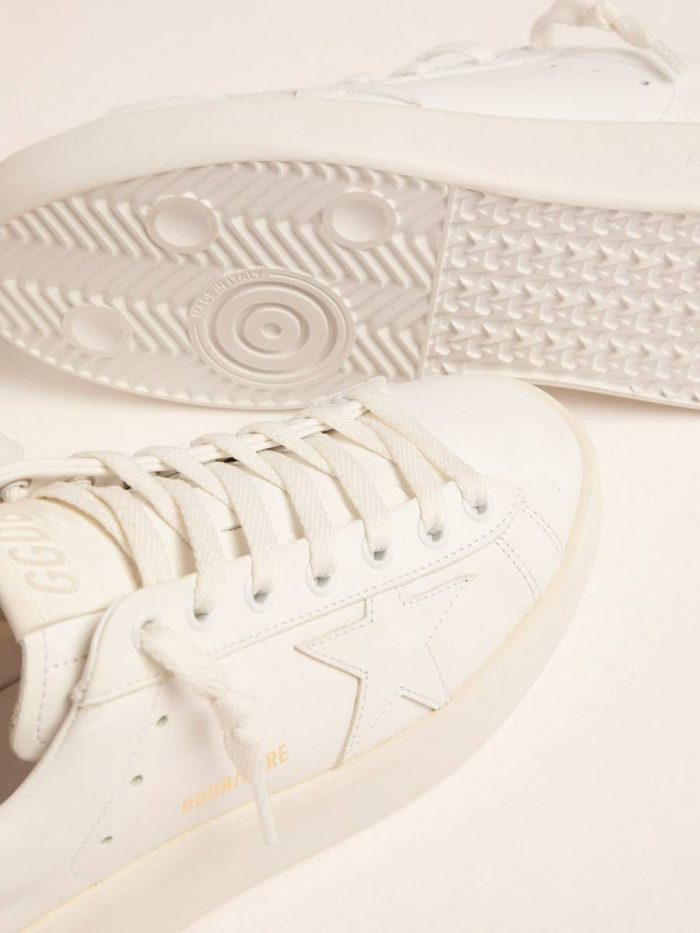 Purestar Women Golden Goose Women’s Purestar Sneakers With Gold-Coloured Heel Tab