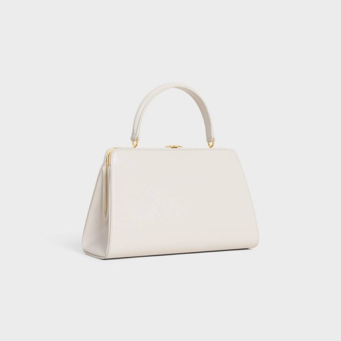 Rice Top-Handle Bags Medium Celine Antoinette In Natural Satinated Calfskin Women