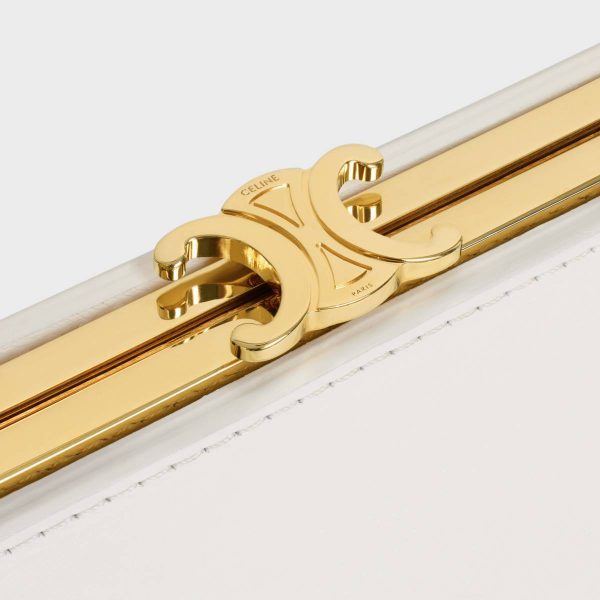Rice Top-Handle Bags Medium Celine Antoinette In Natural Satinated Calfskin Women