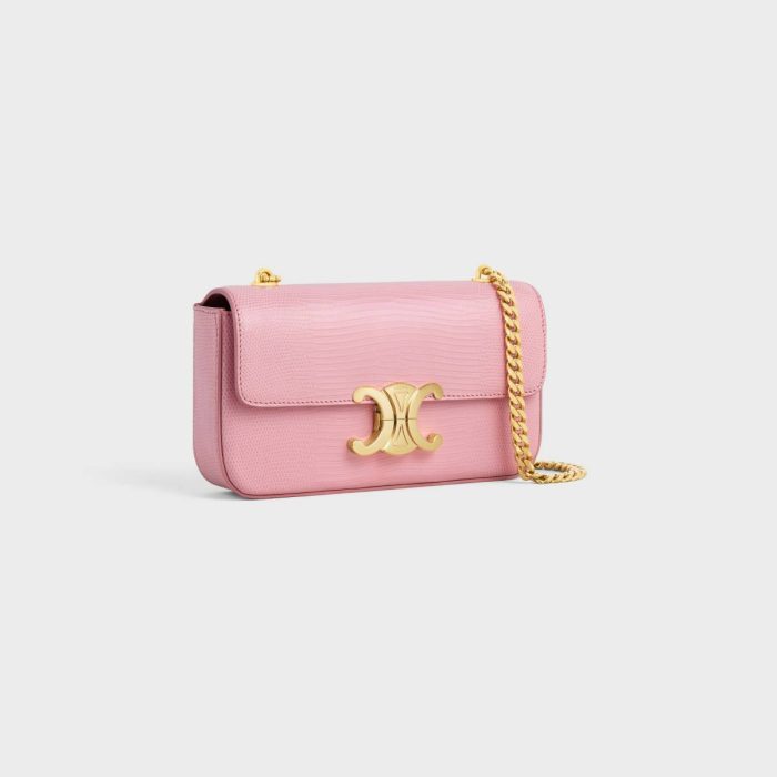 Rose Chain Shoulder Bag Claude In Lizard Shoulder Bags Women Celine