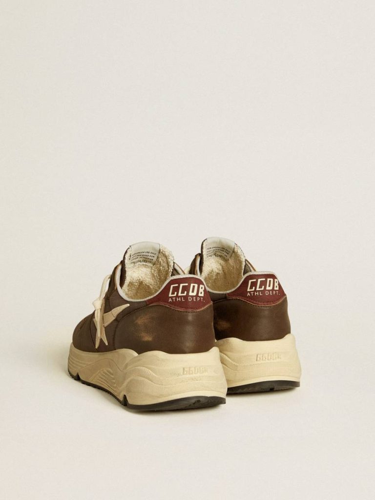 Running Sole In Nylon And Leather With Tpu Star And Nubuck Heel Tab Running Sole Golden Goose Men