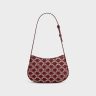 Shoulder Bags Medium Tilly Bag In Triomphe Canvas Two-Tone Women Light Burgundy Celine