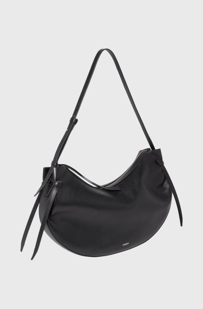 Shoulder Bags Yuzefi Women Jumbo Fortune Cookie - Black