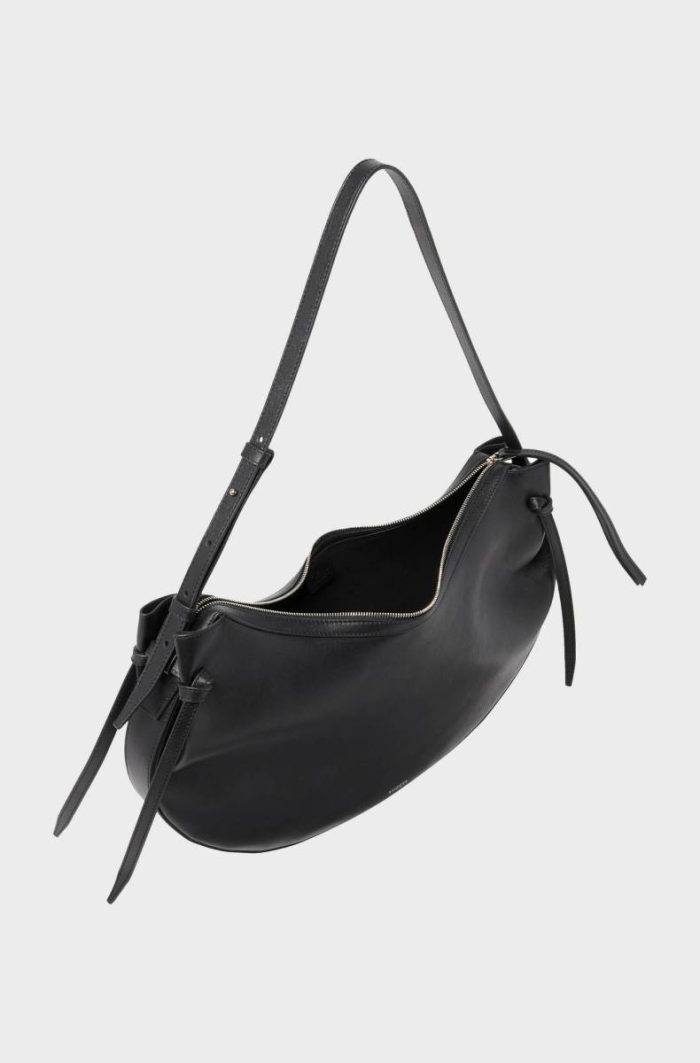 Shoulder Bags Yuzefi Women Jumbo Fortune Cookie - Black