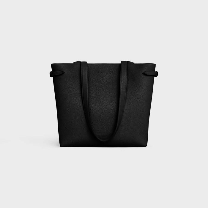 Small Cabas Anaïs Cuir Triomphe In Grained Calfskin Celine Black Women Shoulder Bags