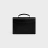 Small Cartable Triomphe In Shiny Calfskin Men Business And Travel Bags Black Celine