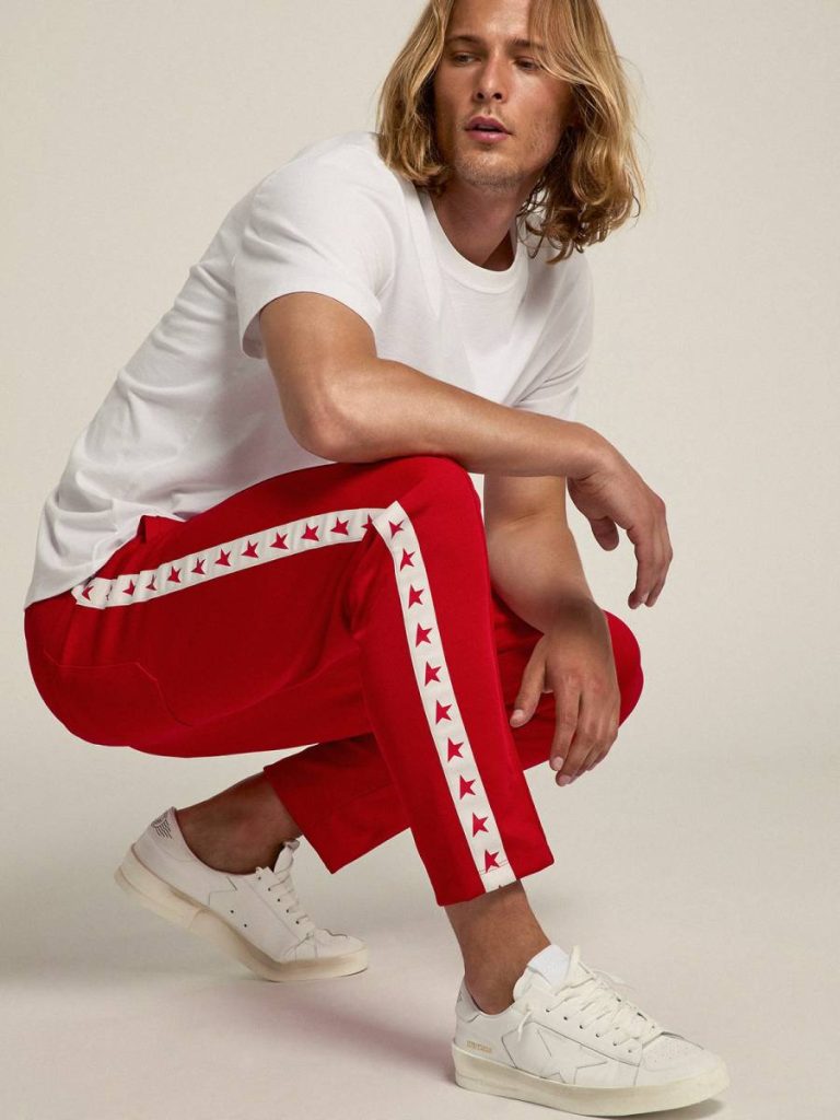 Stardan Golden Goose Men Men's Stardan In White Leather