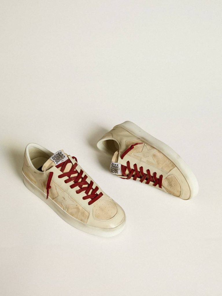 Stardan Men’s Stardan Ltd In Suede With Patent White Leather Star And Heel Tab Men Golden Goose