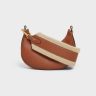Straps And Accessories Celine Long Strap In Shearling And Calfskin Natural / Tan Women
