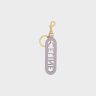 Straps And Accessories Perforated Keyring Charm Celine In Smooth Calfskin With Gold Finishing Light Lilac Women