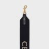 Straps And Accessories Short Strap In Wool With Celine Jacquard Women Black / White