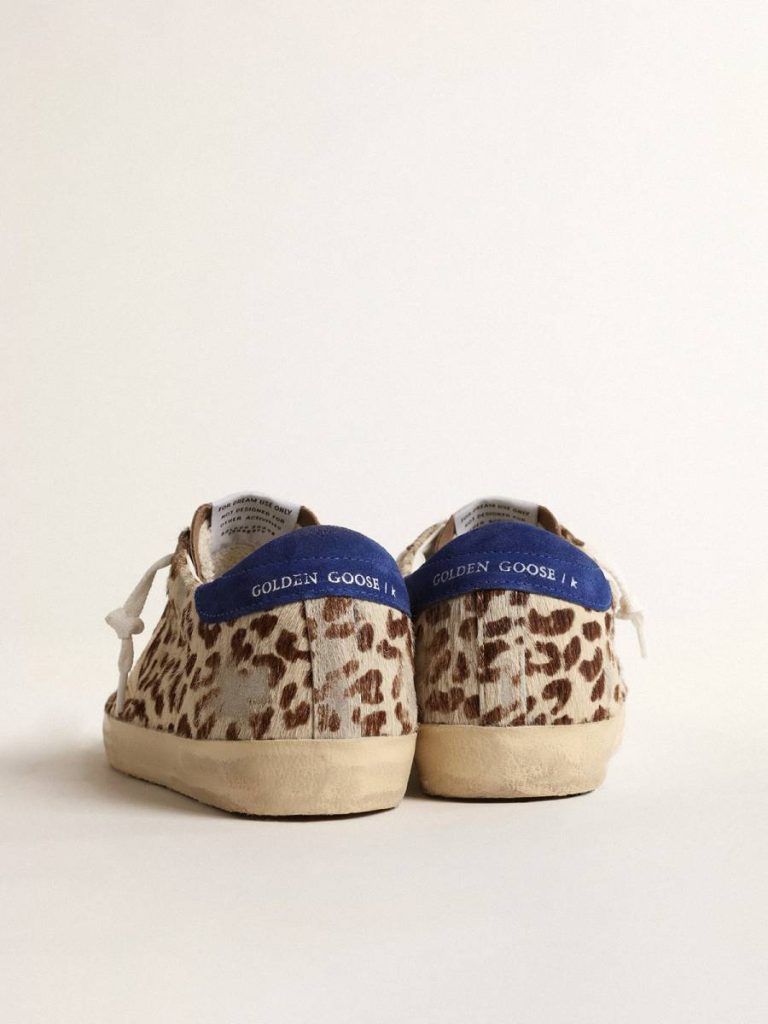 Super-Star Super-Star Ltd In Pony Skin With Gold Star And Suede Heel Tab Women Golden Goose