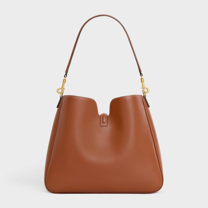 Tan Cross-Body Bags Women Medium Camille 16 Soft Bag In Smooth Calfskin Celine