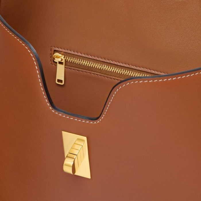 Tan Cross-Body Bags Women Medium Camille 16 Soft Bag In Smooth Calfskin Celine