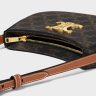 Tan Medium Tilly Bag In Triomphe Canvas And Calfskin Shoulder Bags Women Celine