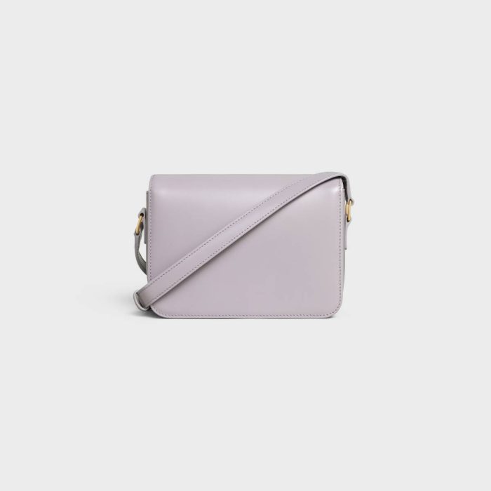 Teen Triomphe Bag In Shiny Calfskin Cross-Body Bags Celine Women Light Lilac