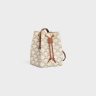 Triomphe Canvas White/Tan Micro Sailor In Triomphe Canvas And Calfskin Women Celine