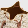 Triomphe Canvas White/Tan Micro Sailor In Triomphe Canvas And Calfskin Women Celine