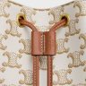 Triomphe Canvas White/Tan Micro Sailor In Triomphe Canvas And Calfskin Women Celine