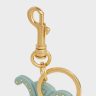 Triomphe Keyring Charms In Acetate With Gold Finishing Straps And Accessories Celine Women Light Clay