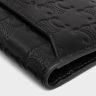 Vertical Card Holder In Calfskin With Triomphe Embossed Black Celine Coin And Card Holders Men