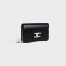 Wallet On Chain Margo In Shiny Calfskin Margo Women Black Celine