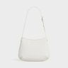 White Shoulder Bags Shoulder Hobo Celine Alice In Smooth Satinated Calfskin Women