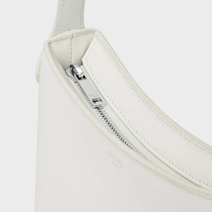 White Shoulder Bags Shoulder Hobo Celine Alice In Smooth Satinated Calfskin Women