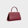 Women Bordeaux Medium Celine Antoinette In Natural Satinated Calfskin Top-Handle Bags