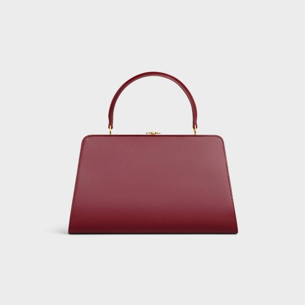 Women Bordeaux Medium Celine Antoinette In Natural Satinated Calfskin Top-Handle Bags