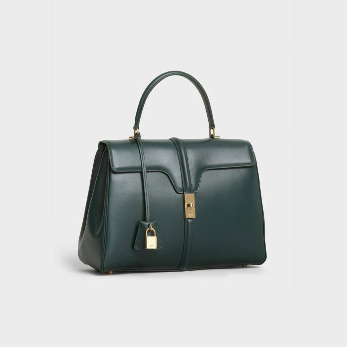 Women Celine Classique 16 Bag In Satinated Calfskin Amazone Top-Handle Bags
