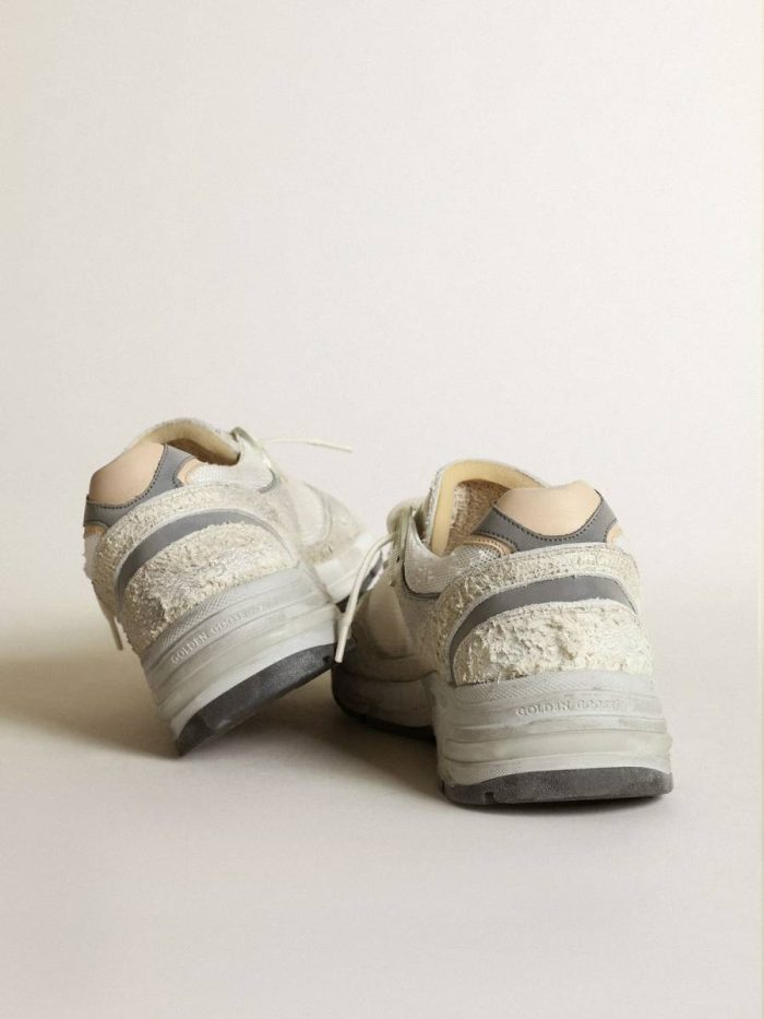 Women Golden Goose Dad-Star Women's Dad-Star In White Mesh And Suede