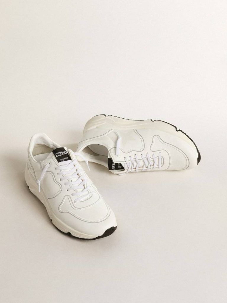 Women Golden Goose Women’s Bio-Based Running Sole With White Star And Heel Tab Running Sole