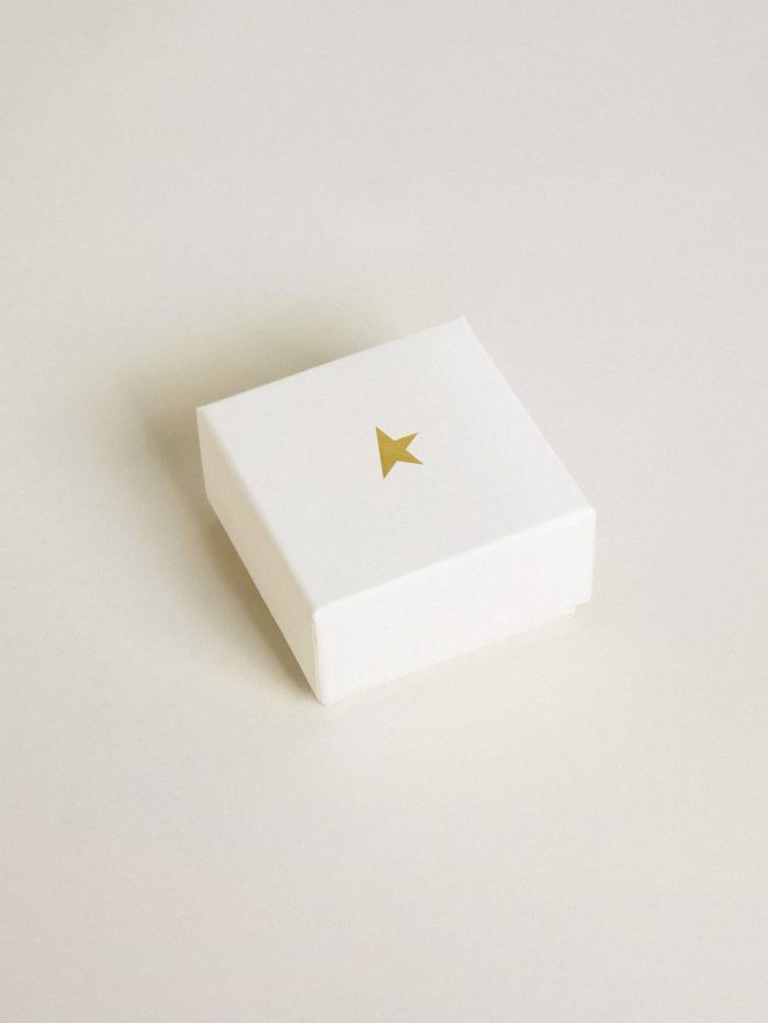 Women Letter V Charm In Gold-Colored Brass With Crystals Bag Accessories Gold Golden Goose