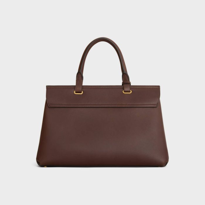 Women Medium Aucourt 16 Soft In Supple Grained Calfskin Hickory Top-Handle Bags Celine