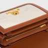 Women Natural / Tan Cross-Body Bags Classique Triomphe Bag In Textile With Triomphe Crochet Embroidery Celine