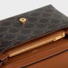Women Teen Celine Victoire Bag In Triomphe Canvas Cross-Body Bags Tan