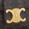 Women Teen Celine Victoire Bag In Triomphe Canvas Cross-Body Bags Tan