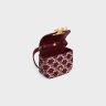 Women Triomphe Canvas Light Burgundy Celine Mini Claude In Triomphe Canvas Two-Tone