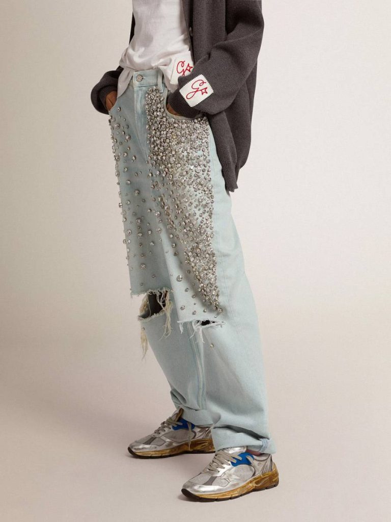 Women Women's Dad-Star Silver Golden Goose Dad-Star