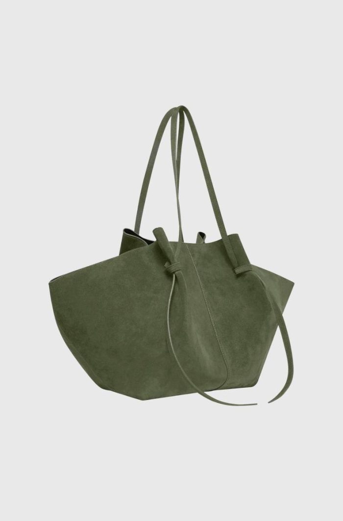 Yuzefi Birch Tote Bags Large Mochi - Birch Suede Women