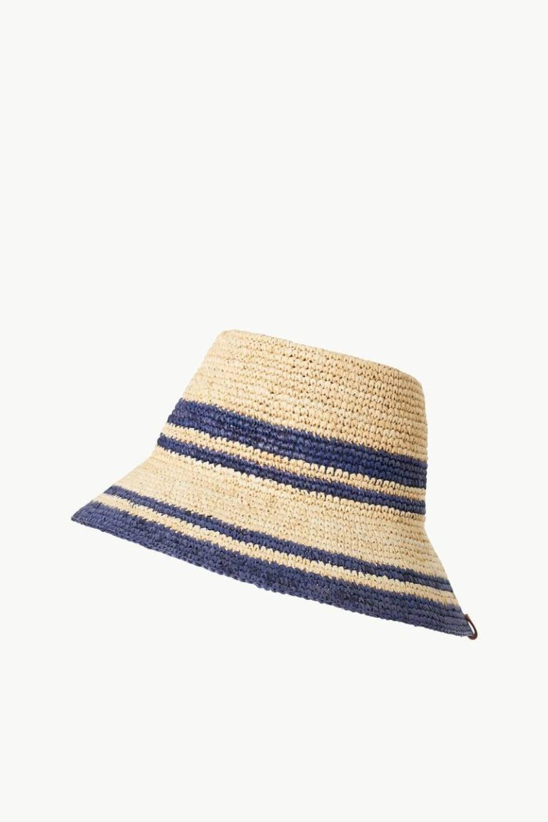 Accessories Staud Women Rita Bucket Hat Natural Navy