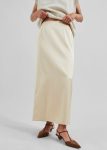 Adriana Midi Skirt - Beige The Frankie Shop Bottoms Beige Women