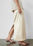Adriana Midi Skirt - Beige The Frankie Shop Bottoms Beige Women
